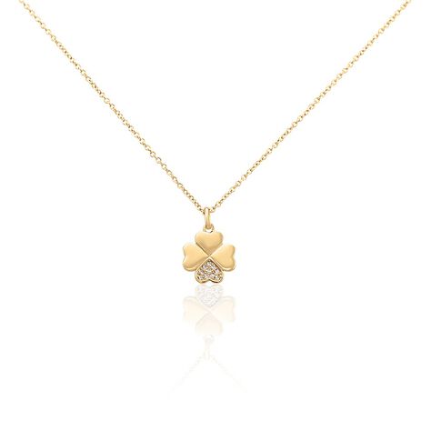 Collier Timotha Plaqué Or Jaune Oxyde De Zirconium - Colliers avec pierres Femme | Marc Orian