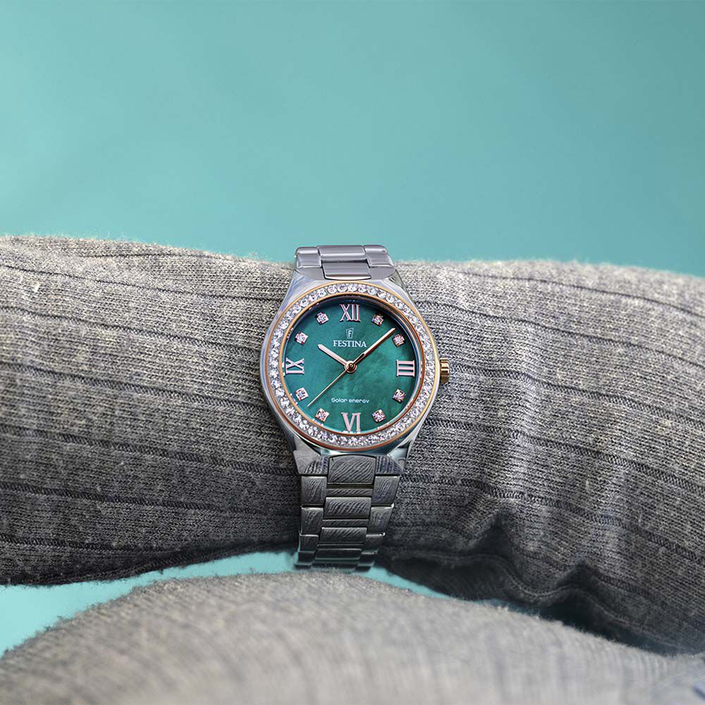 Montre Festina Solar Energy Vert - Montres classiques Femme | Marc Orian