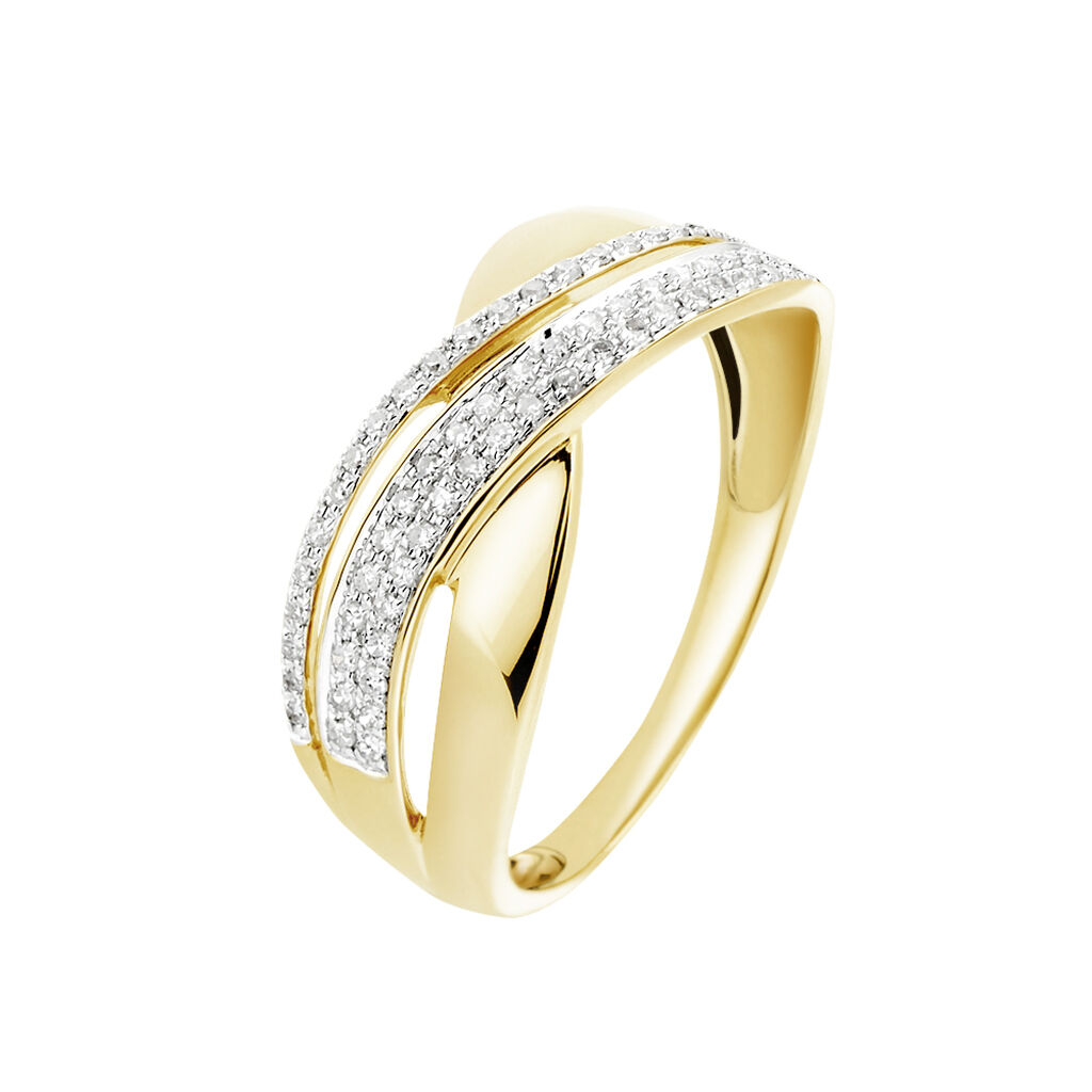 Bague Merlin Or Jaune Diamant - Parures de mariage Femme | Marc Orian