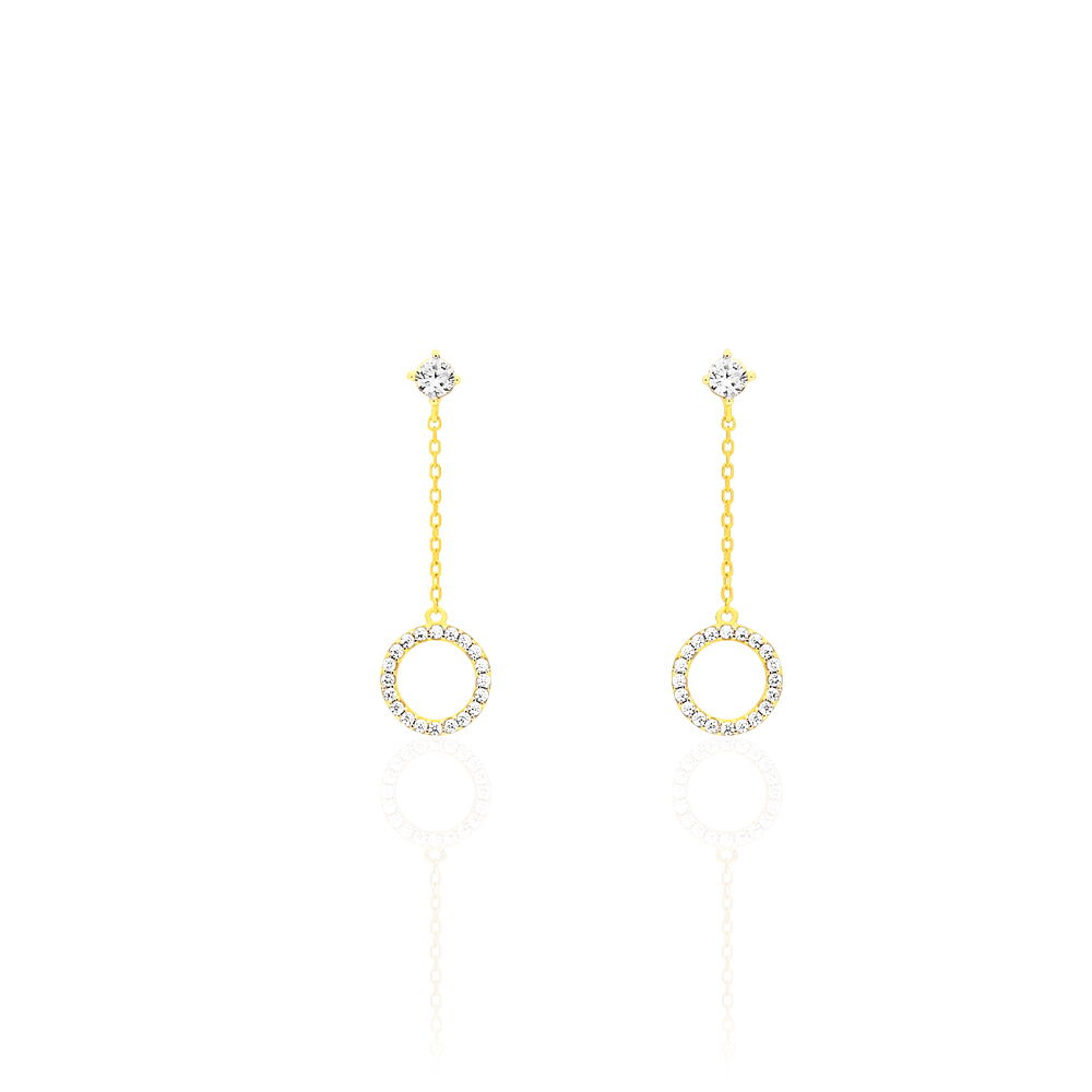 Boucles D'oreilles Puces Lim Or Jaune  - Puces Femme | Marc Orian