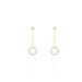 Boucles D'oreilles Puces Lim Or Jaune  - Puces Femme | Marc Orian
