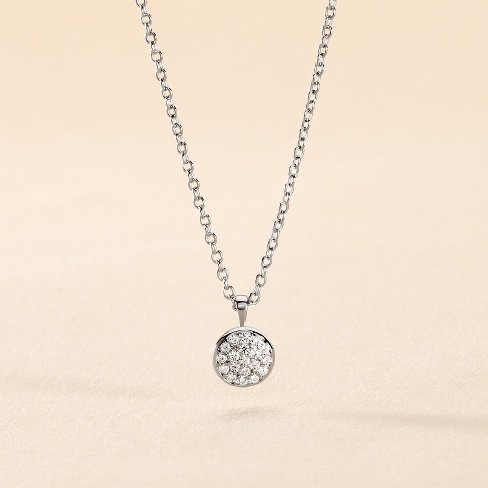 Collier Argent Victorin Oxydes De Zirconium - Colliers avec pierres Femme | Marc Orian