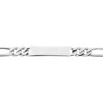 Bracelet Identit&eacute; Argent Blanc Vivian - Gourmettes Homme | Marc Orian