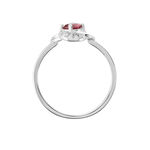 Bague Argent Blanc Clover Verre Oxydes De Zirconium - Bijoux fantaisie Femme | Marc Orian