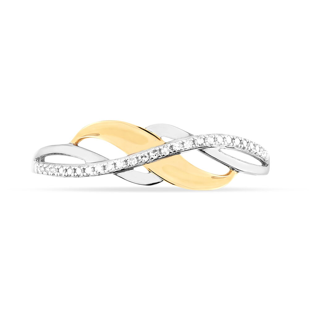 Bague Helene Or Bicolore Diamant - Bagues pierres précieuses Femme | Marc Orian