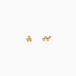 Boucles D'Oreilles Pucles D&eacute;pareill&eacute;es Laurinda Or Jaune - Boucles d'oreilles ete Femme | Marc Orian