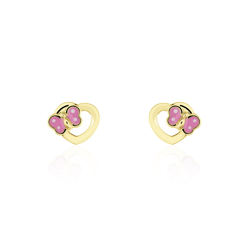 Boucles D'oreilles Puces Or Jaune Myrthale - Puces Enfant | Marc Orian