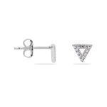 Boucles D'oreilles Puces Clery Argent Blanc Oxyde De Zirconium - Puces Femme | Marc Orian