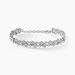 Bracelet Petales Argent Blanc Oxyde De Zirconium - Bracelets chaînes Femme | Marc Orian