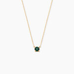 Collier Plaqu&eacute; Or Jaune Nilay Oxyde De Zirconium - Colliers avec pierres Femme | Marc Orian