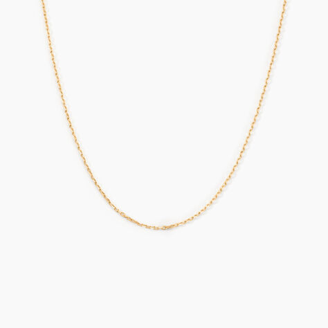 Chaîne Igoa Maille Forçat Diamantee Or Jaune - Chaines Femme | Marc Orian