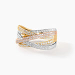 Bague Melani Or Tricolore Diamant - Bagues pierres pr&eacute;cieuses Femme | Marc Orian
