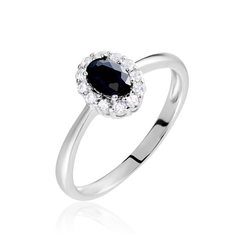 Bague Solitaire Eulalio Argent Blanc Oxyde De Zirconium - Solitaires Femme | Marc Orian