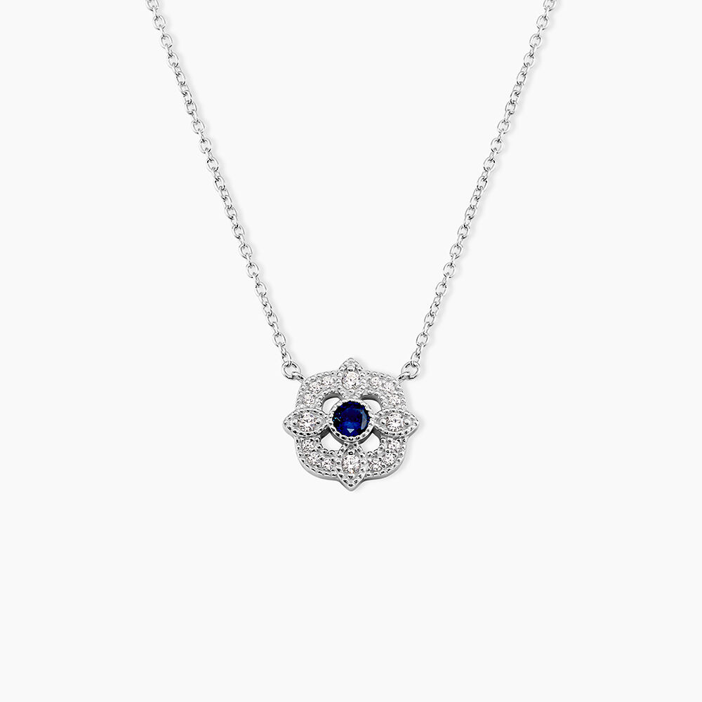 Collier Astrea Argent Blanc Oxyde De Zirconium - Colliers avec pierres Femme | Marc Orian