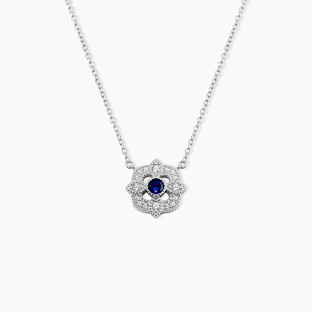 Collier Astrea Argent Blanc Oxyde De Zirconium - Colliers avec pierres Femme | Marc Orian