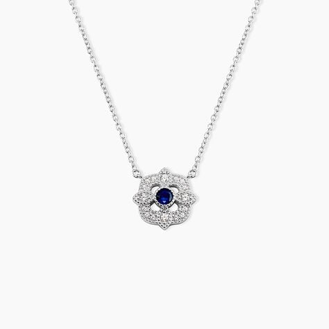 Collier Astrea Argent Blanc Oxyde De Zirconium - Colliers avec pierres Femme | Marc Orian