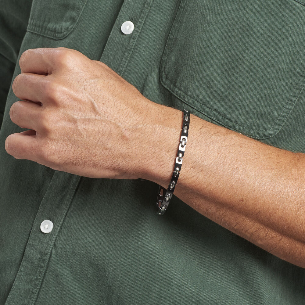 Bracelet Jourdan Homme Dinema Acier Argente - Bracelets Homme | Marc Orian