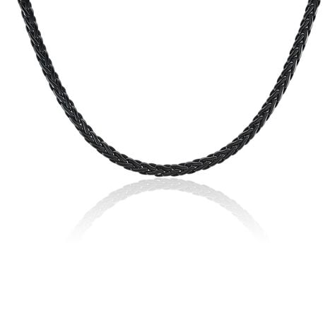 Collier Acier Noir Jarrett - Colliers Homme | Marc Orian