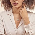 Collier Perez 2 Argent Blanc Oxyde De Zirconium - Colliers solitaires Femme | Marc Orian