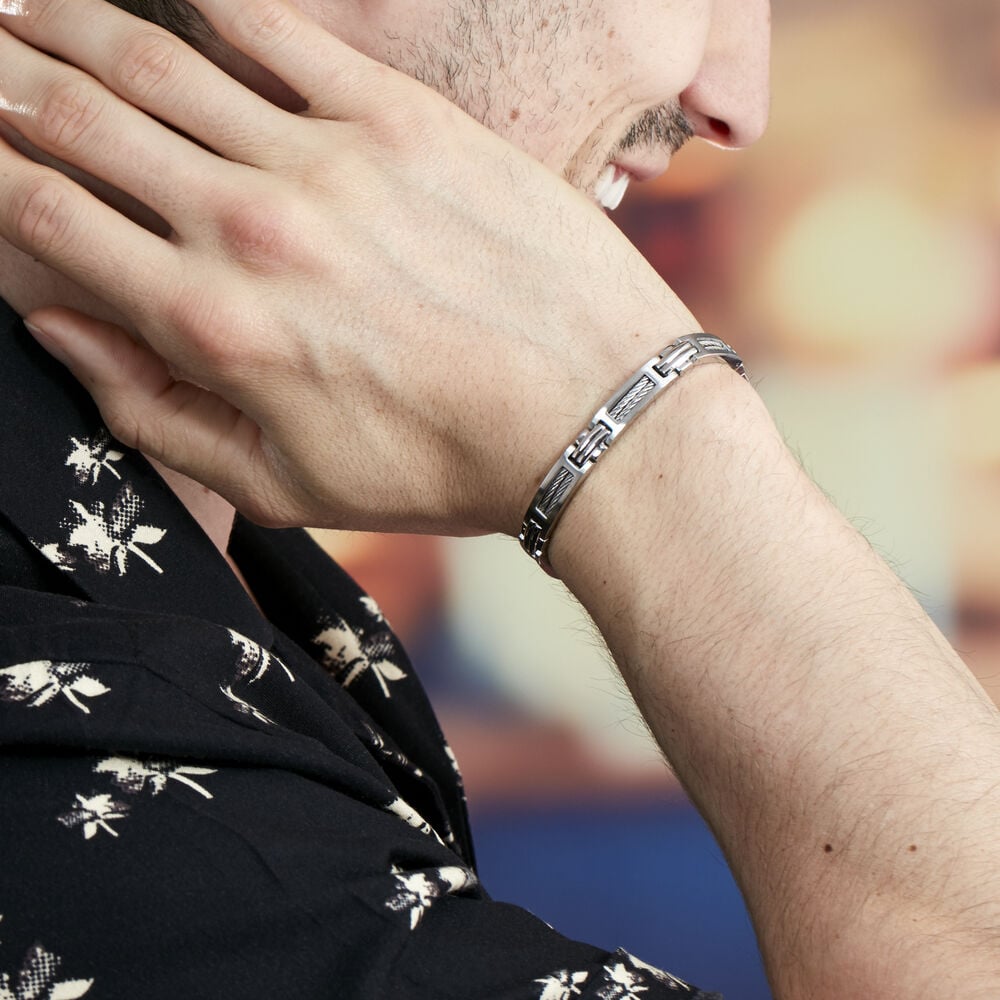 Bracelet Acier Blanc - Bracelets Homme | Marc Orian