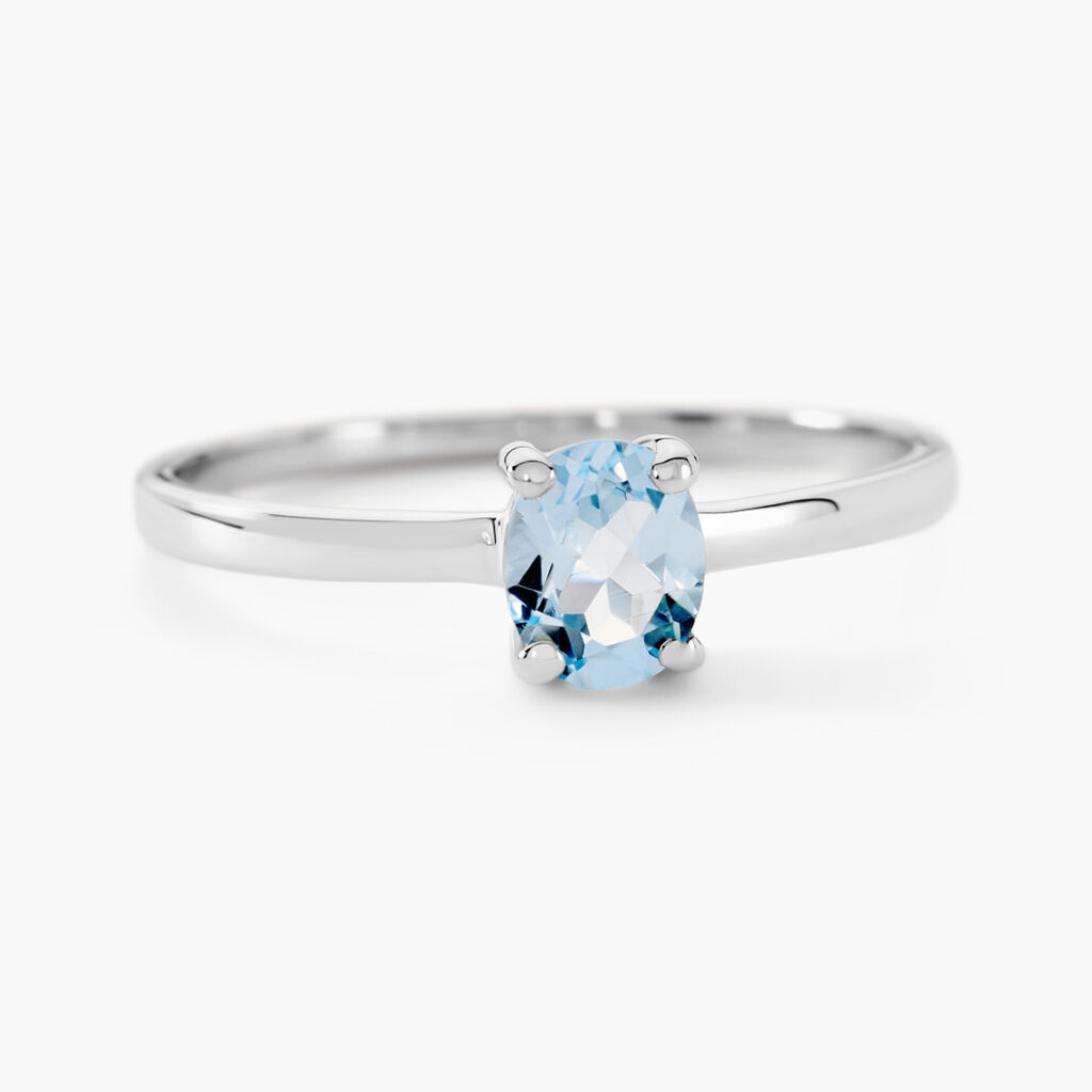 Bague Lily Or Blanc Topaze - Bagues pierres fines Femme | Marc Orian