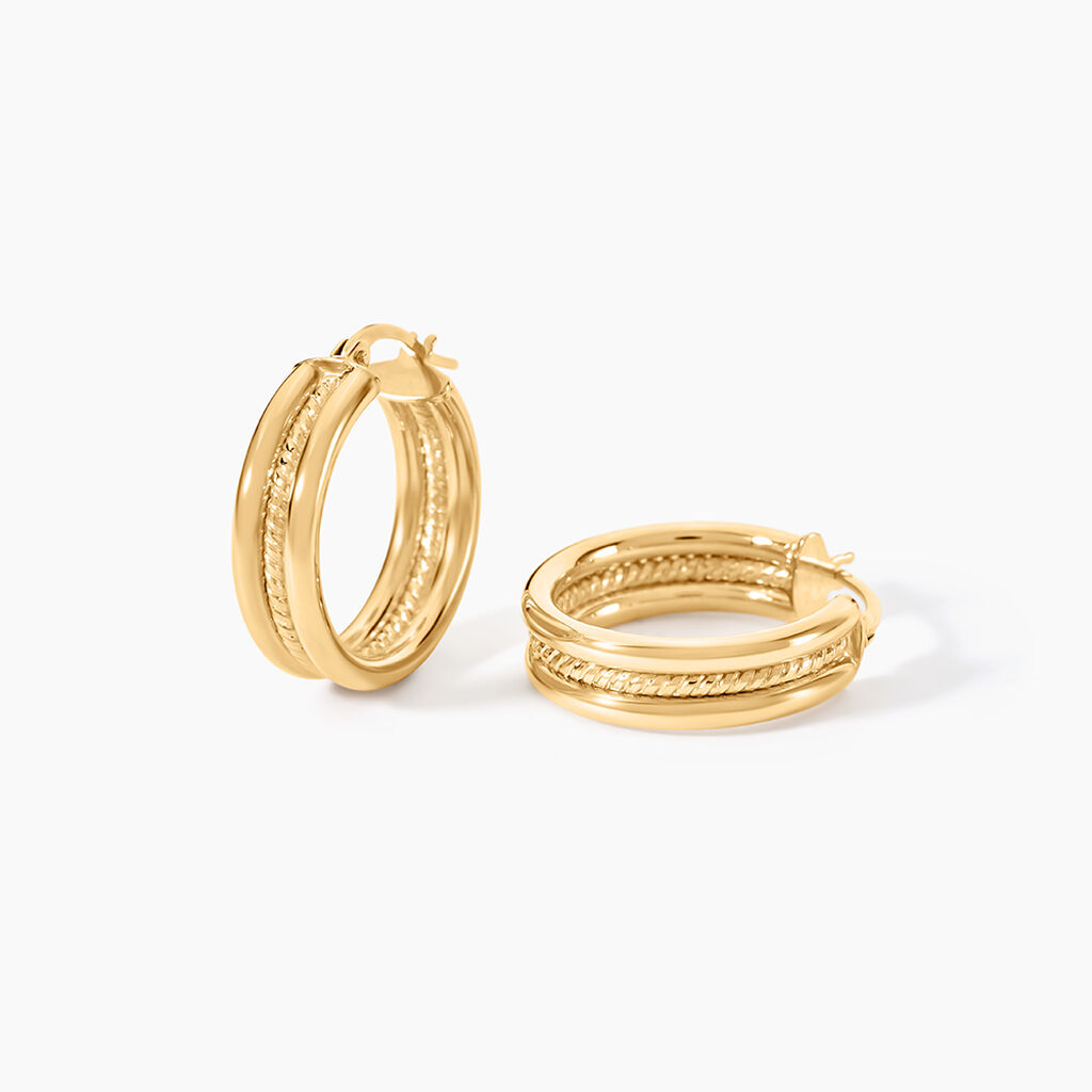 Créoles Dionysios Or Jaune - Créoles Femme | Marc Orian