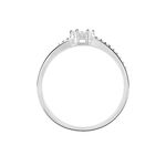 Bague Kuta Or Blanc Diamant - Bagues fian&ccedil;ailles Femme | Marc Orian