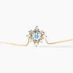 Collier Astrithr Or Jaune Topaze Oxyde De Zirconium - Colliers avec pierres Femme | Marc Orian