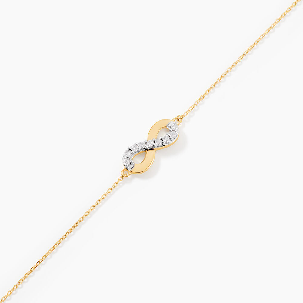 Bracelet Chlothilde Or Jaune Diamant - Bracelets cha&icirc;nes Femme | Marc Orian