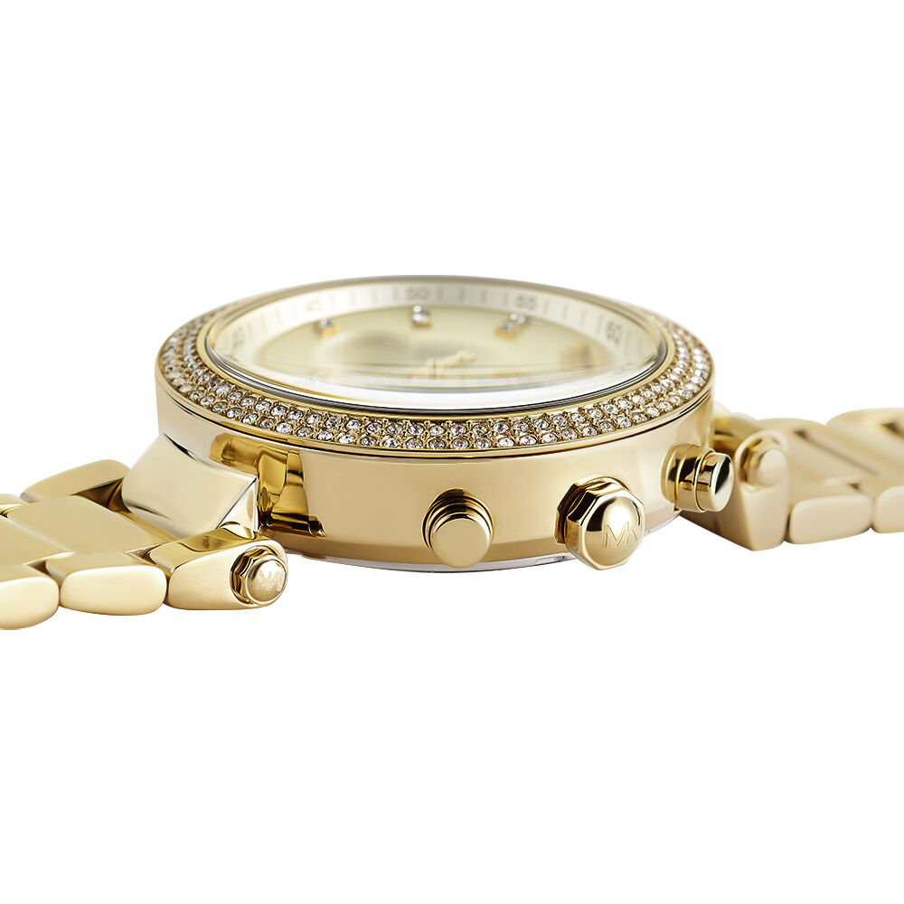 Montre Michael Kors Parker Chrono Champagne - Montres étanches Femme | Marc Orian