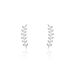 Boucles D'oreilles Grimpantes Folia Argent Blanc - Piercings d'oreilles Femme | Marc Orian