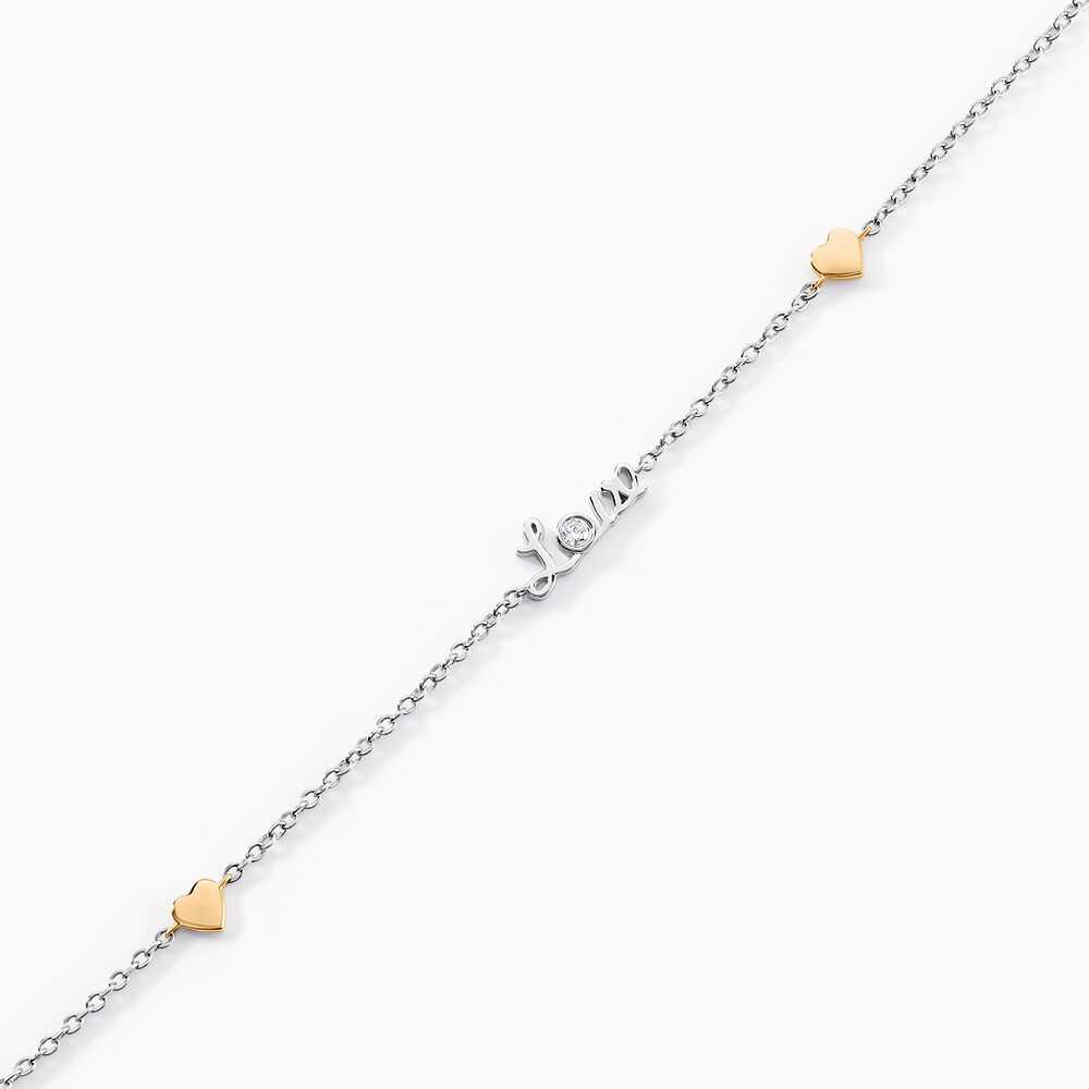 Bracelet Soana Or Jaune Argent Blanc Oxyde De Zirconium - Bracelets cha&icirc;nes Femme | Marc Orian