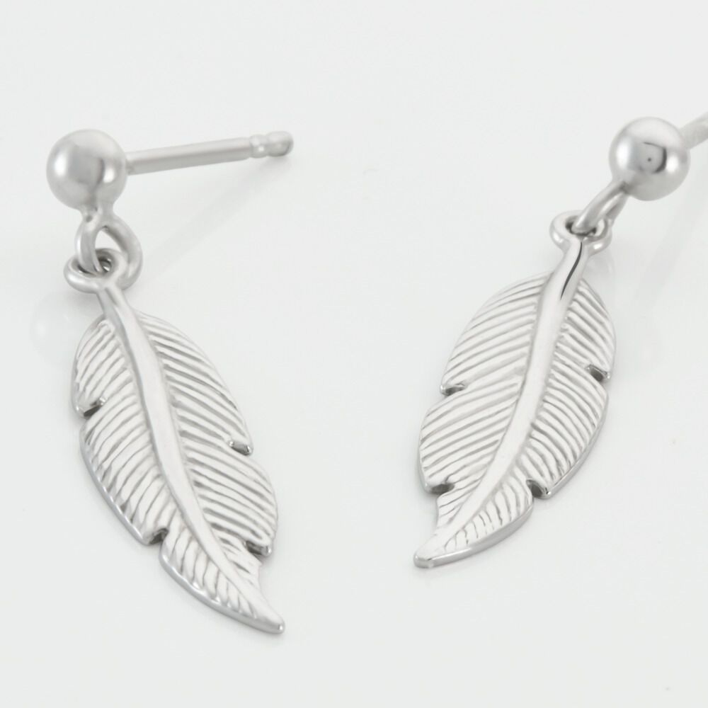 Boucles D'oreilles Pendantes Argent Blanc Irene - Pendantes Femme | Marc Orian