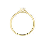 Bague Solitaire Athena Or Jaune Diamant - Parures de mariage Femme | Marc Orian