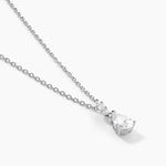 Collier Marie-helena Argent Blanc Oxyde De Zirconium - Colliers avec pierres Femme | Marc Orian
