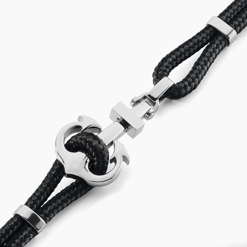 Bracelet Analya Acier Blanc - Bracelets cordons Homme | Marc Orian