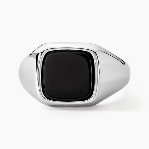 Chevalière Renelia Argent Blanc Blanc Onyx - Chevalières Femme | Marc Orian