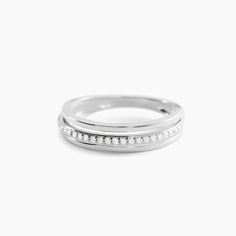 Bague Morrigan Or Blanc Oxyde De Zirconium - Bagues avec pierre Femme | Marc Orian