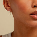 Cr&eacute;oles Poem Argent Jaune Topaze Oxyde De Zirconium - Cr&eacute;oles Femme | Marc Orian