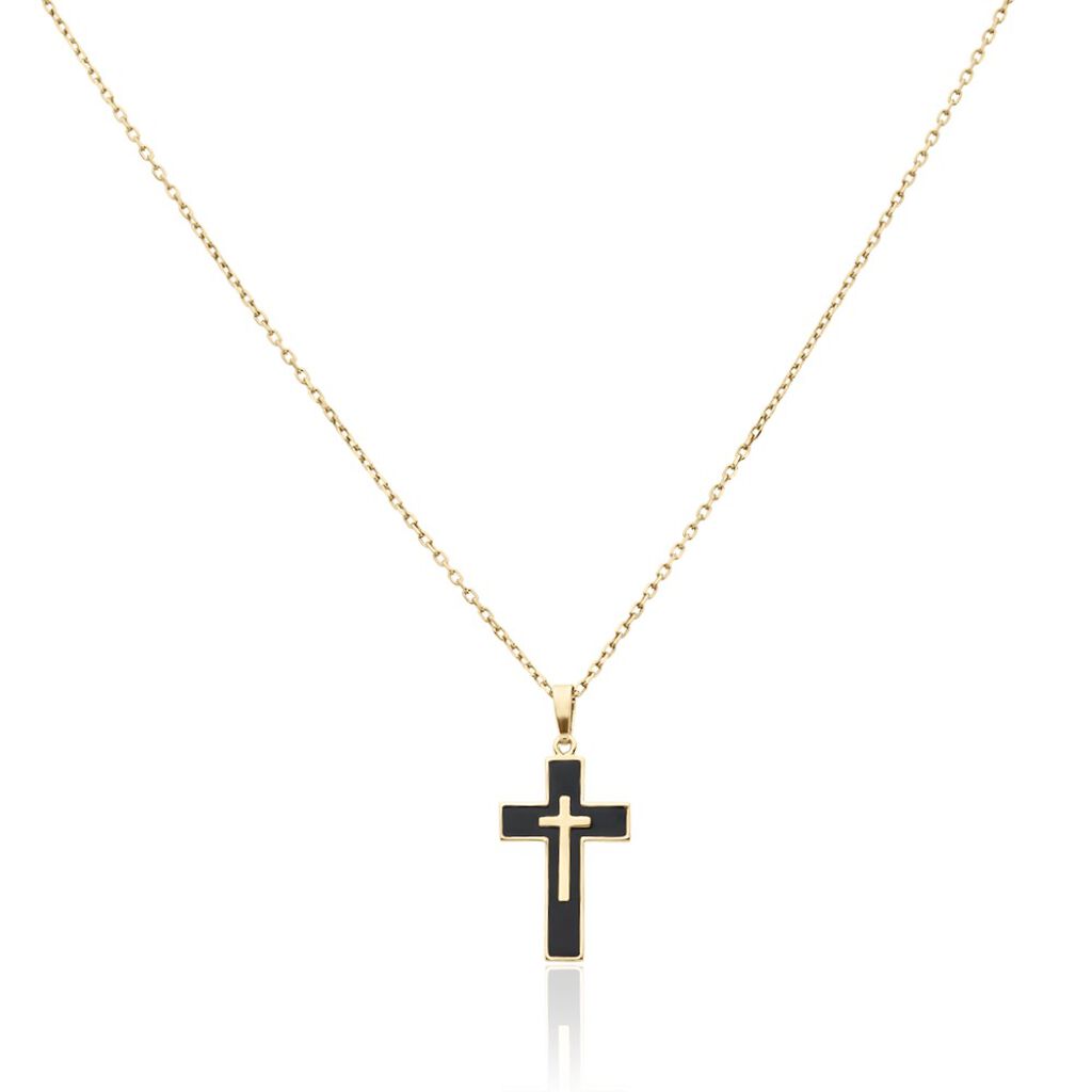 Collier Saleh Plaqu&eacute; Or Jaune - Colliers ete Homme | Marc Orian