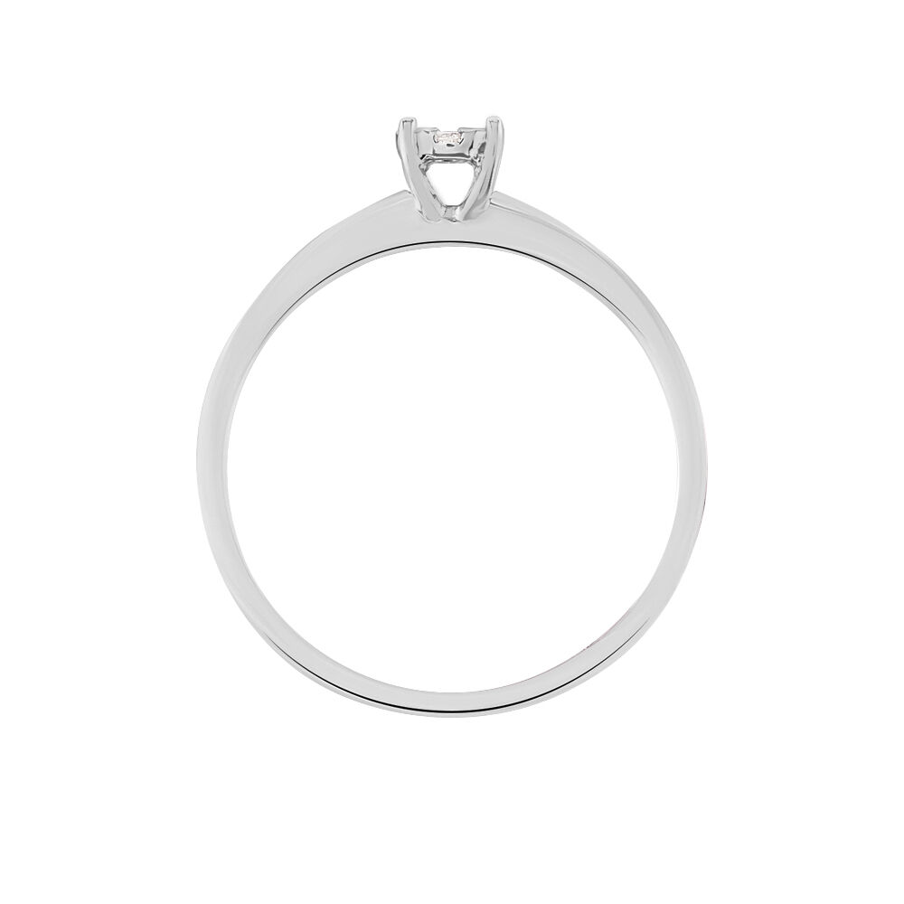 Bague Dream Or Blanc Diamant - Solitaires Femme | Marc Orian