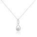 Collier Shaeen Or Blanc Diamant - Colliers avec pierres Femme | Marc Orian