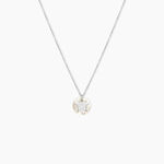 Collier Argent Blanc Pierine Nacre - Colliers ras du cou Femme | Marc Orian