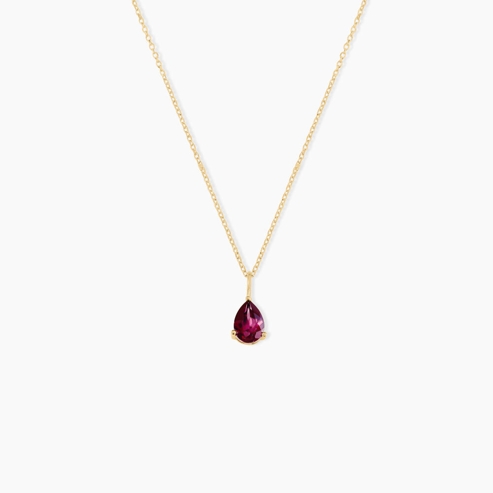 Collier Rhodolite Fever Or Jaune Rhodolite - Colliers avec pierres Femme | Marc Orian