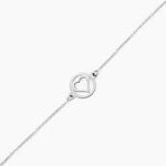 Bracelet Cuore Argent Blanc - Bracelets fantaisie Femme | Marc Orian