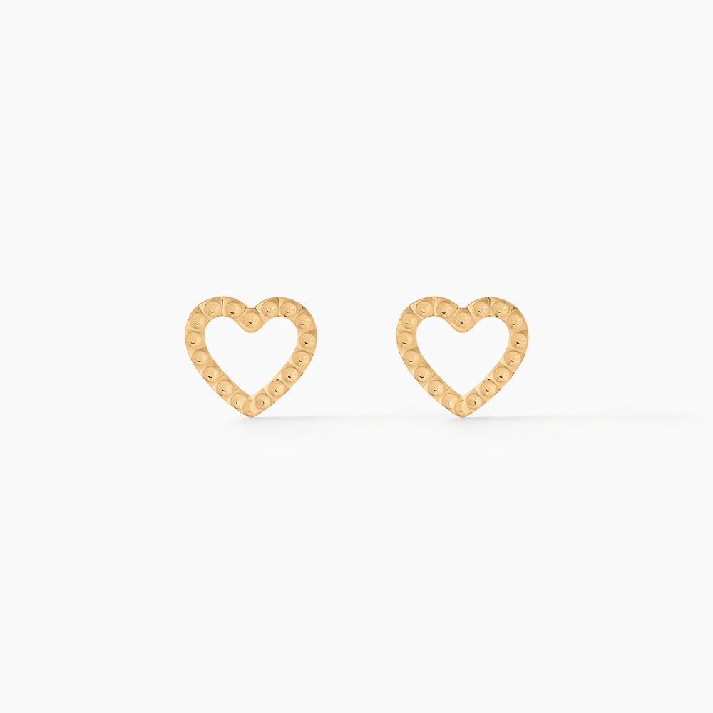 Boucles D'oreilles Puces Conrado Or Jaune - Puces Femme | Marc Orian