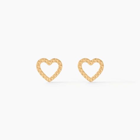 Boucles D'oreilles Puces Conrado Or Jaune - Puces Femme | Marc Orian