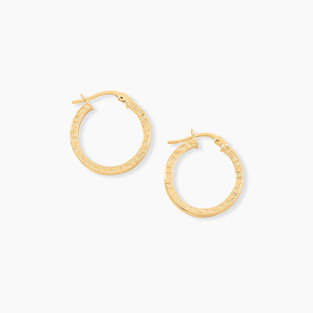 Créoles Xanthia Or Jaune - Créoles Femme | Marc Orian