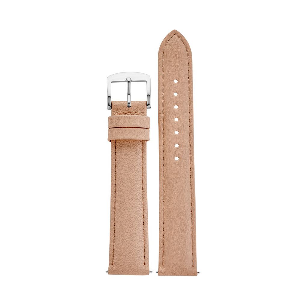 Bracelet Montre Cuir Vachette Rochet Rouge 20 Mm - Neuf Avec étiquettes - Remplacement Compatible