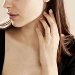 Alliance Pristina Or Jaune Diamant - Alliances avec pierres Femme | Marc Orian